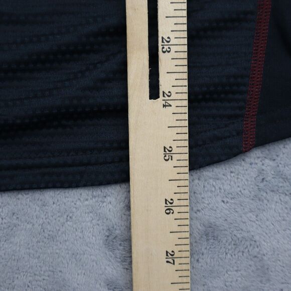 Mizuno Shirt Womens Medium Black Green 1/4 Zip Pullover Lightweight Running Top - Picture 3 of 16